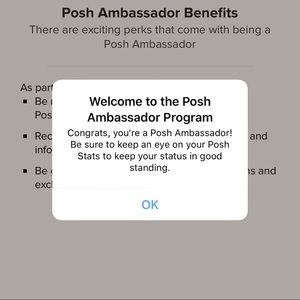 I'm a Posh Ambassador!!